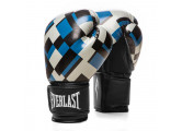 Перчатки тренировочные Everlast Spark 12oz син. клетка