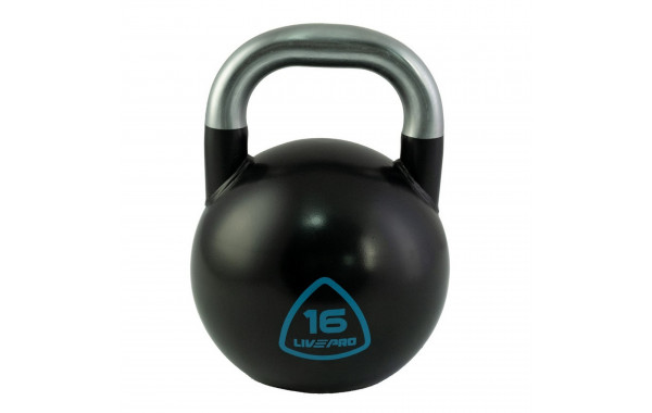 Соревновательная гиря 16 кг Live Pro Steel Competition Kettlebell LP8042-16 600_380