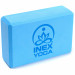 Блок для йоги 23x15x7см Inex EVA Yoga Block 3" YGBK3-CB кобальтовый синий 75_75