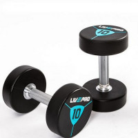 Гантели в уретане 40 кг Live Pro Premium Urethane Dumbbells LP8000-40