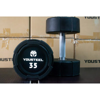 Гантель EVO 35кг полиуретановая YouSteel