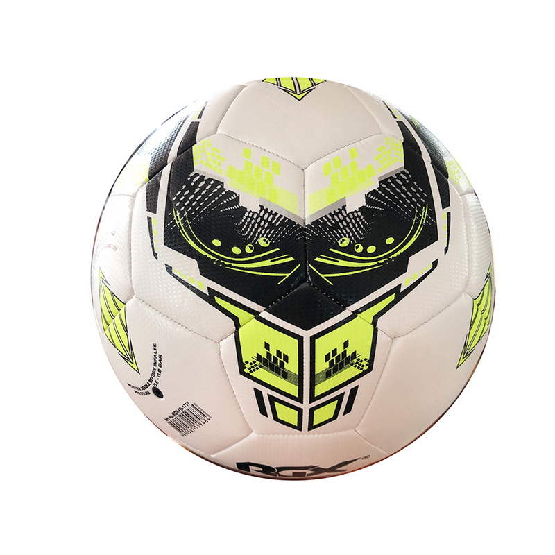 Мяч футбольный RGX FB-1717 Lime р.5 800_800