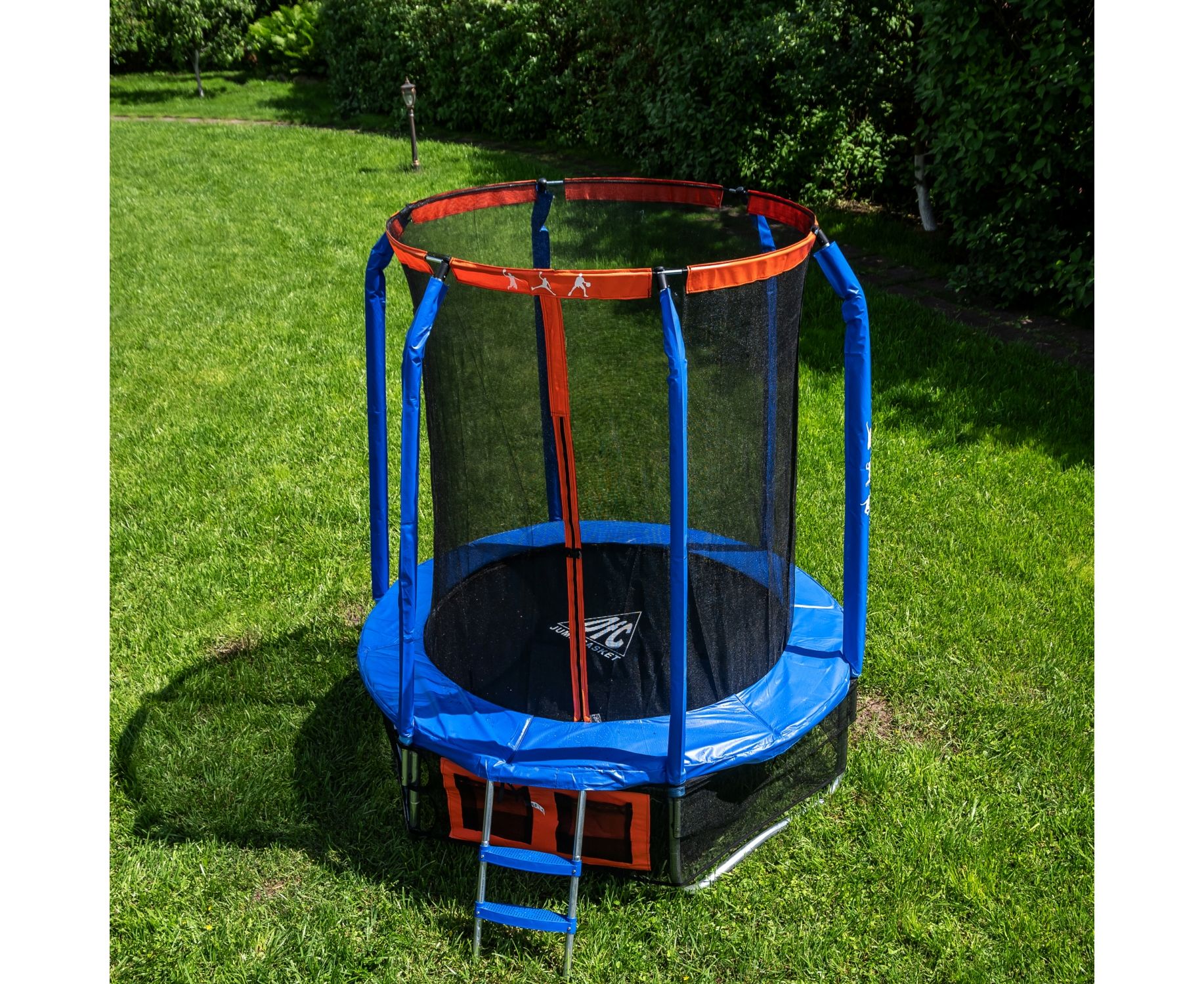 Батут DFC Jump Basket 10ft внутр.сетка, лестница (305cм) 10FT-JBSK-B 1834_1500