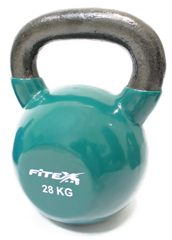 Гиря в виниловой оболочке 28 кг Fitex Pro FTX2201-28 572_795