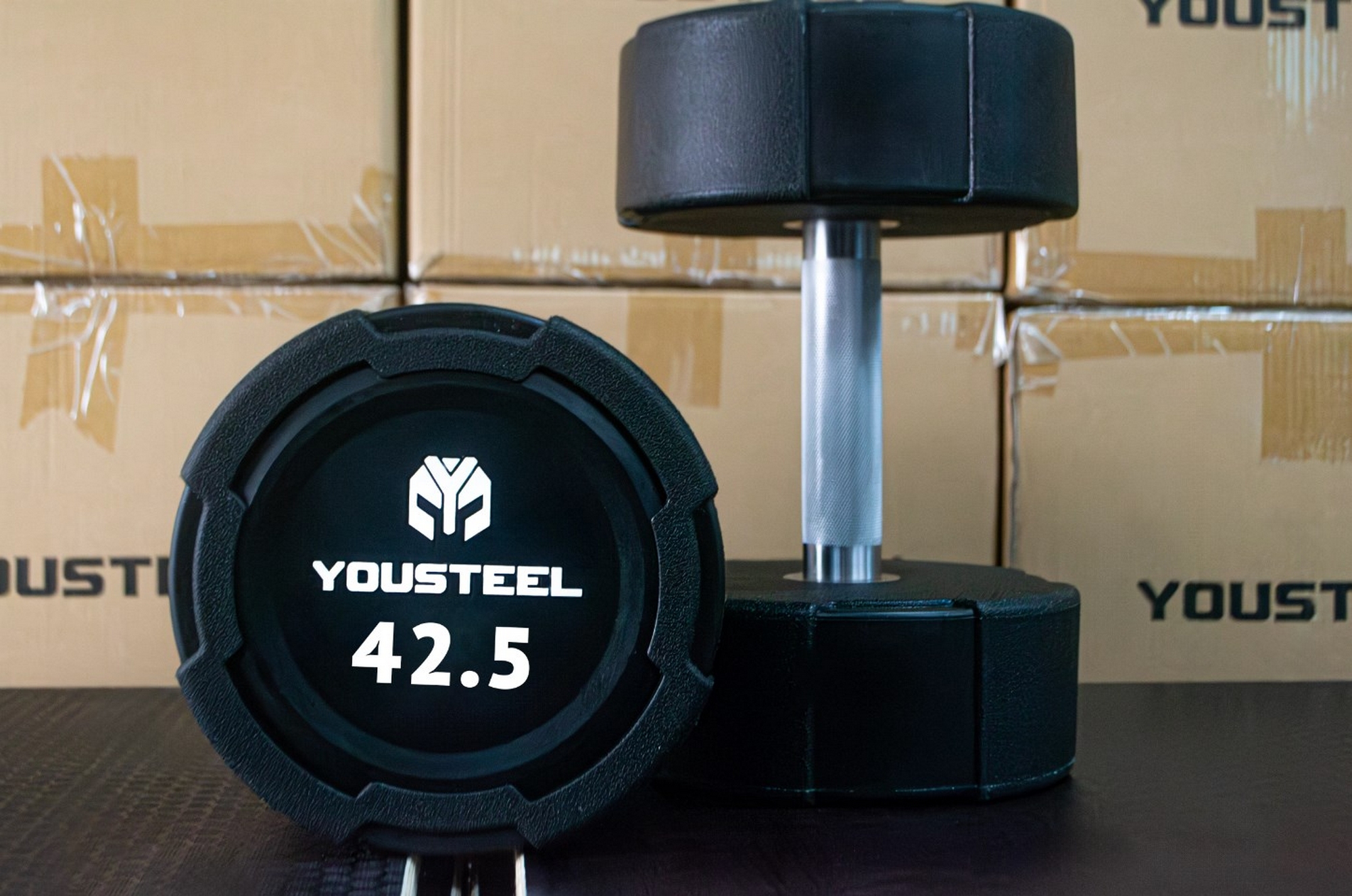 Гантель EVO 42,5кг полиуретановая YouSteel 2000_1326