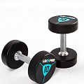 Гантели в уретане 24 кг Live Pro Premium Urethane Dumbbells LP8000-24 120_120