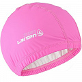 Шапочка плавательная Larsen Swim PU100 розовый 120_120